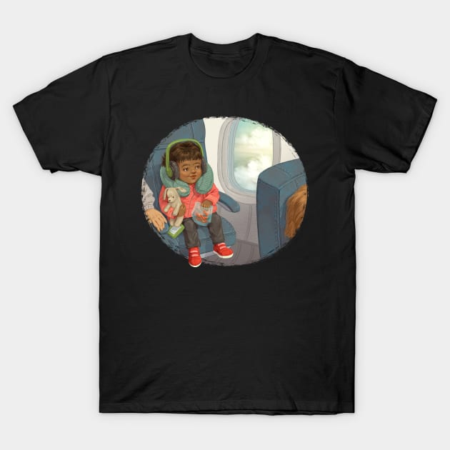 Plane Traveler T-Shirt by Kayla Harren